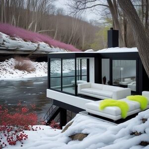 HANDCRAFTED high quality digital interior design print by Sinta Margot NWT